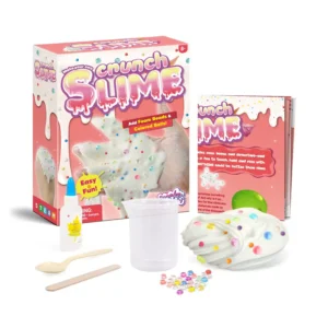 Crunch Slime kit i dess färgglada förpackning.