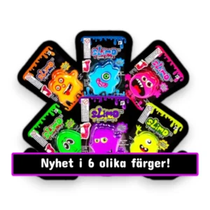 Slimo-slime nyhet i 6 olika färger